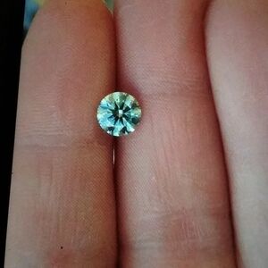 Certified 1ct. Moissanite Colored Loose Round Stone NEW